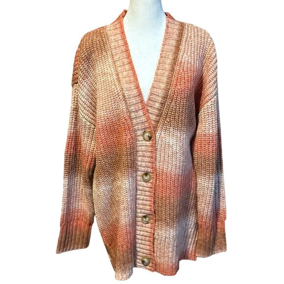 NWT Design History Colorblock Cardigan XL - Picture 2 of 2